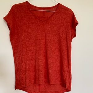 Loft Linen V-Neck Shirt in Small